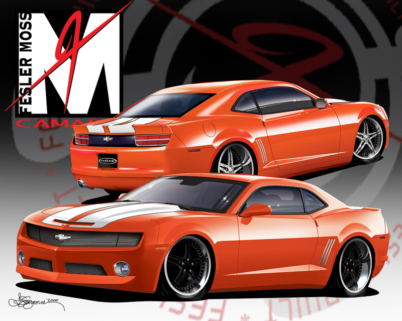 Illustration for article titled Fesler-Moss Builds A Corvette ZR1-Powered Camaro SS